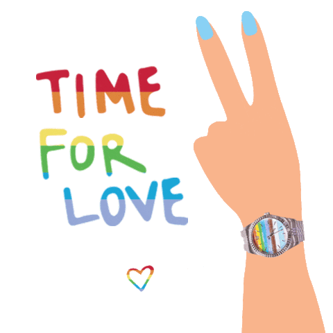 Rainbow Love Sticker by Armitron Watches