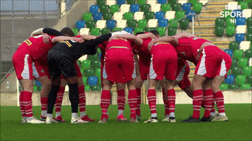 Team Huddle GIF by Cliftonville Football Club