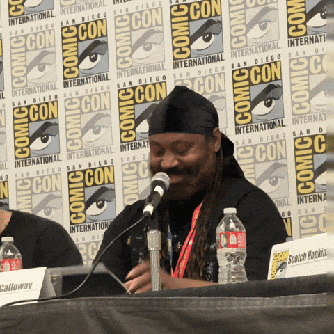 Comic-Con Laughing GIF by Pretty Dudes