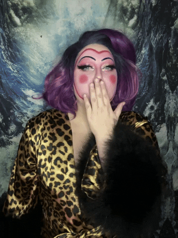 shellyvonmiller kiss drag kissing drag queen GIF