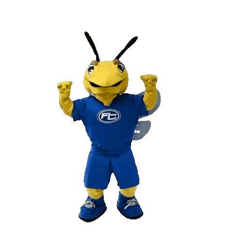 Buzzy Sticker by Fullerton College