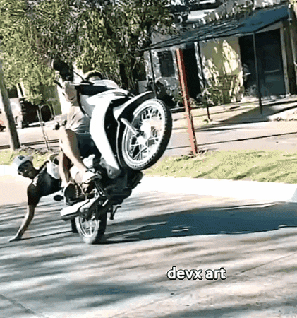 Jump Motorcycle GIF by DevX Art
