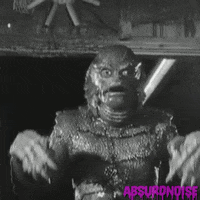 creature from the black lagoon horror GIF by absurdnoise