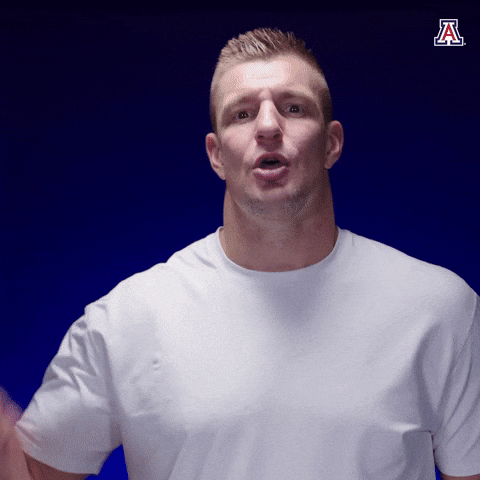 Rob Gronkowski Football GIF by Arizona Athletics
