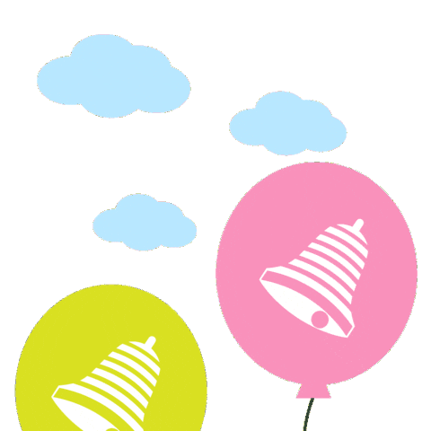 Balloon Bell Sticker by ベルマーク教育助成財団