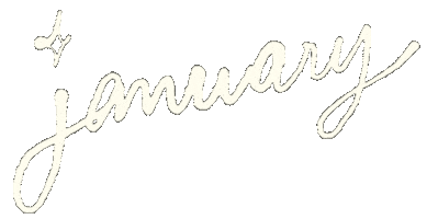 January Jan Sticker