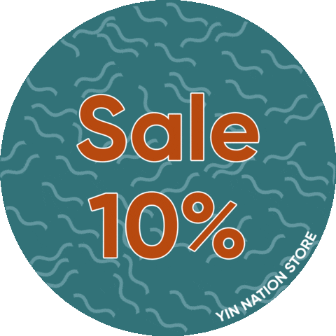 Sale 10 Sticker by Yin Nation Store
