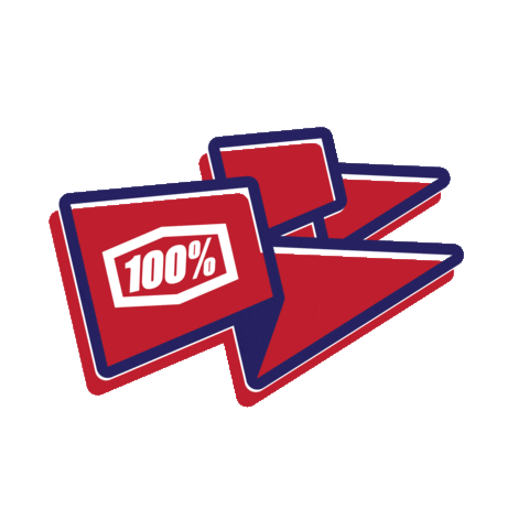 100 Percent Baseball Sticker by 100%