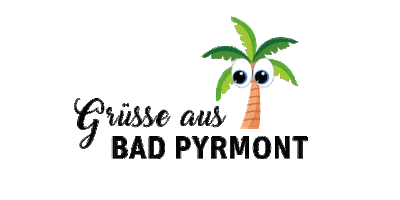 Grüße Palme Sticker by Bad Pyrmont Tourismus