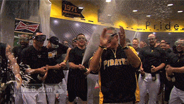 excited champagne GIF