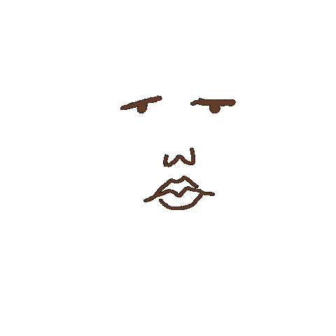 Tired Face Sticker