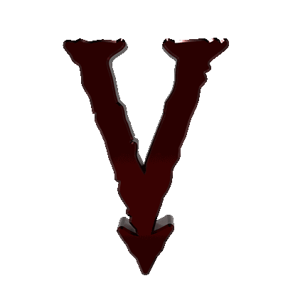 V Viking Sticker by Valalla Studio
