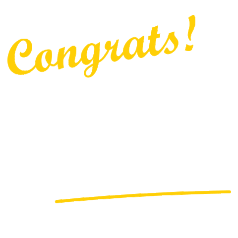 Congrats Congratulations Sticker by Thompson Rivers University