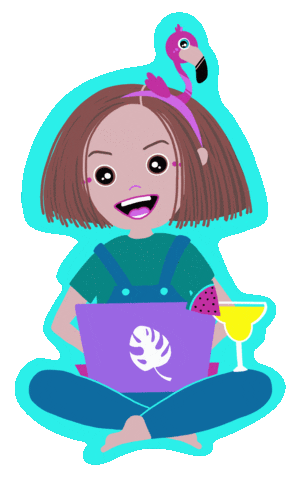 Online džungle Sticker