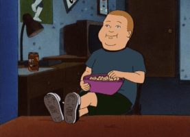 King Of The Hill Popcorn GIF