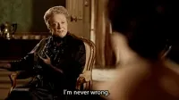 downton abbey violet crawley GIF