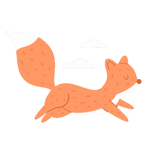 Fox Cloud Sticker