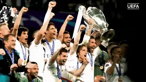 Real Madrid Football GIF by UEFA - Find & Share on GIPHY