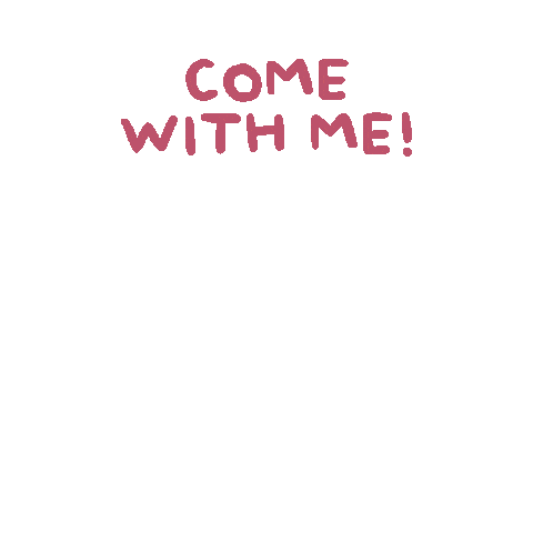 Come Follow Me Sticker by PositivelyPigasus