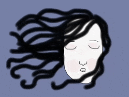 Zen Like Hair GIF by Barbara Pozzi