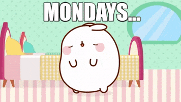 Week End Yawn GIF by Molang