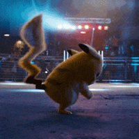 happy dance GIF by POKÉMON Detective Pikachu