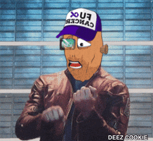 Fuck Cancer GIF by Deez Nuts NFT
