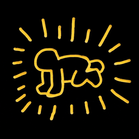 Keith Haring Baby GIF by Jean Scuderi