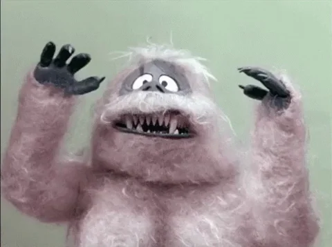 Abominable Snowman Yeti GIF by MOODMAN