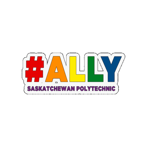 Pride Saskatchewan Sticker by SaskPolytech