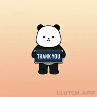 Happy Thanks GIF by Kanpai Pandas