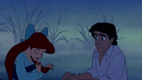 The Little Mermaid Romance GIF