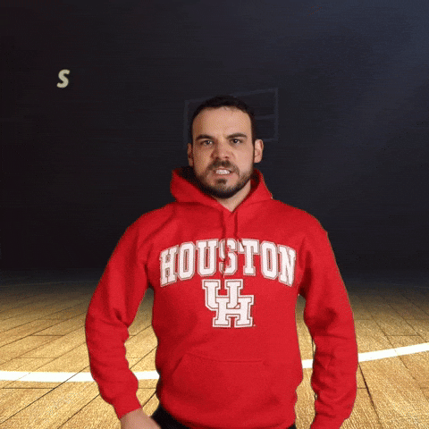 Angry University Of Houston GIF by Basketball Madness