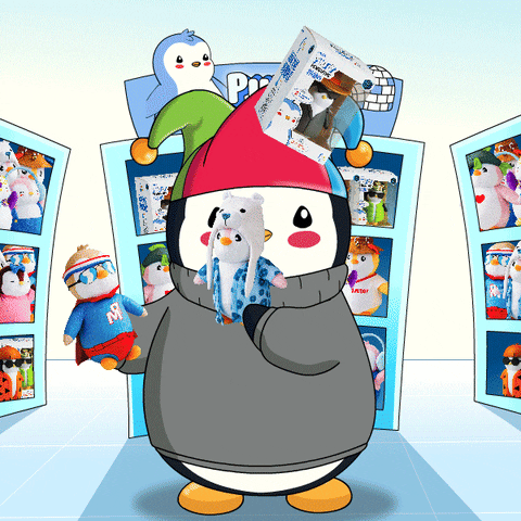 Gift Penguin GIF by Pudgy Penguins