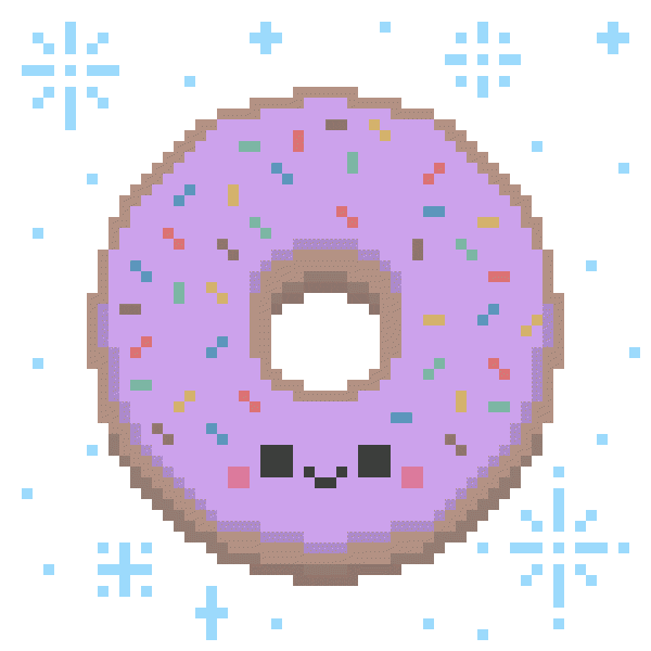 Happy Pixel Sticker