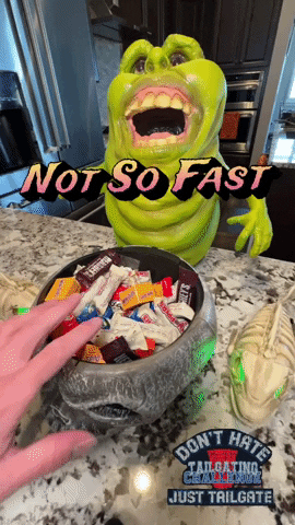 Cant Touch This Trick Or Treat GIF by Tailgating Challenge