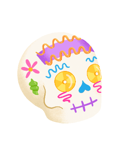 Skull Sticker