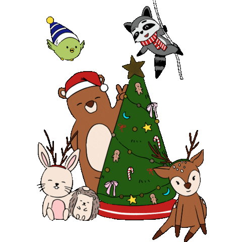 Happy Merry Christmas Sticker by KeaBabies