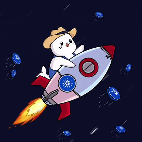 To The Moon Space GIF by Sappy Seals