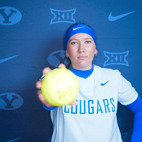 Catcher Hailey GIF by BYU Cougars