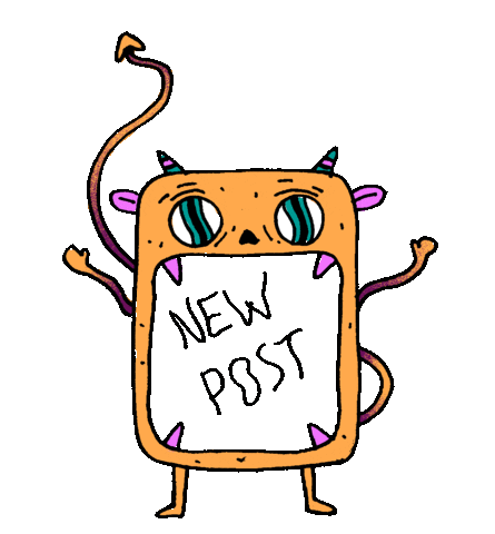 Happy Post Sticker