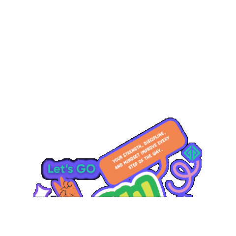 Anniversary Grow Sticker by Go Gym Cambodia