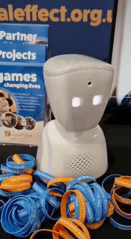 Robot Smile GIF by SpecialEffectTeam