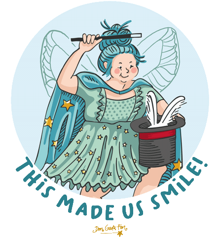 Magic Smile Sticker by DenGodaFen