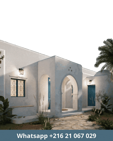 Architecture Djerba Sticker by visavis immobilier