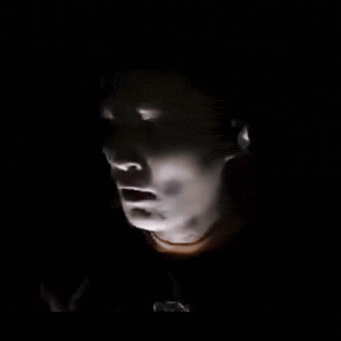 Scared Spaced Out GIF