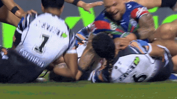 Push Over Rugby League GIF by NZWarriors