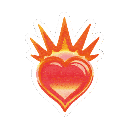 Corazon Cumbia Sticker by Chicha Su Mare