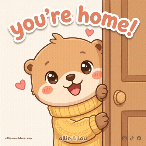 Welcome Home Love GIF by Ollie & Lou
