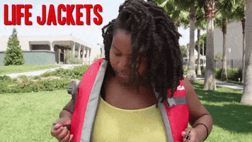 delanydvorak stuck life jackets big boobs problems GIF